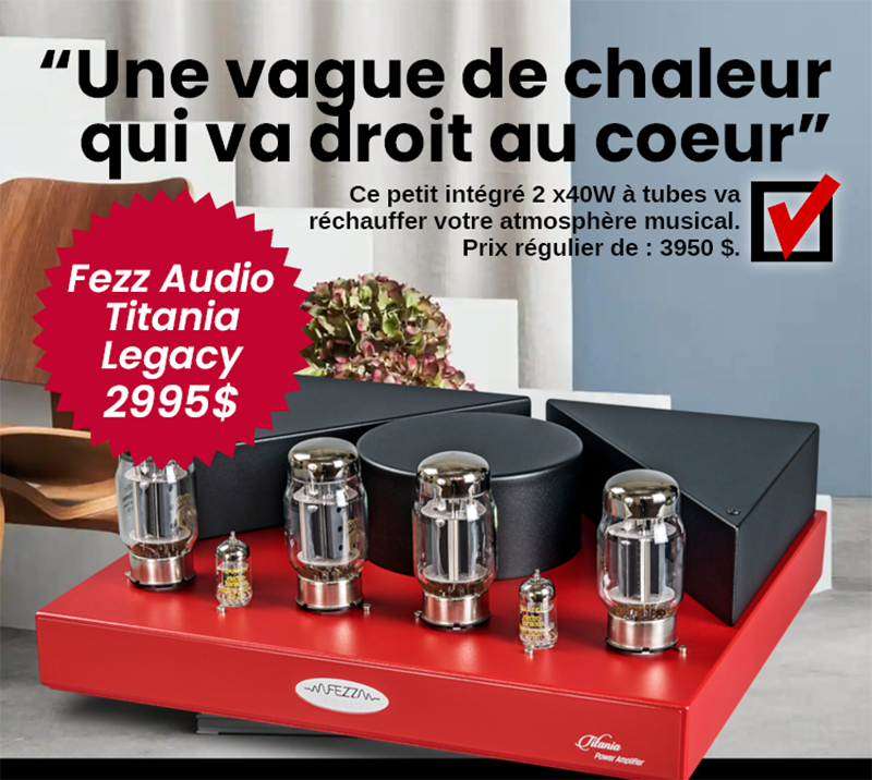 Fezz Titania Legacy | Amplificateur de puissance à tubes 2 x 45 watts. Fezz Titania Legacy | Amplificateur de puissance à tubes 2 x 45 watts.