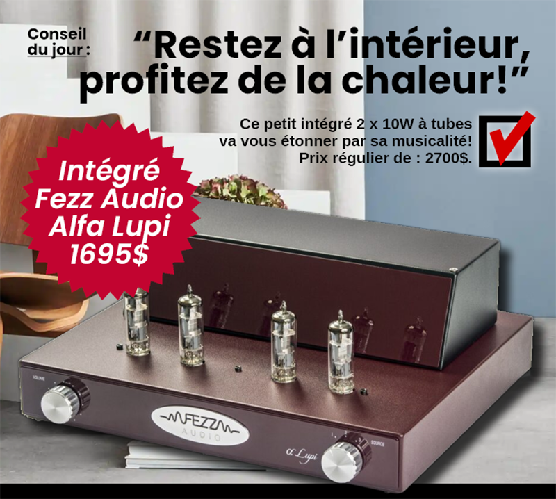 Fezz Alfa Lupi | Intégré à tubes 2 x 10 watts. Fezz Alfa Lupi | Intégré à tubes 2 x 10 watts.